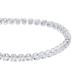 Goldsmiths 18ct White Gold 2.50cttw Brilliant Cut Diamond Line Bracelet