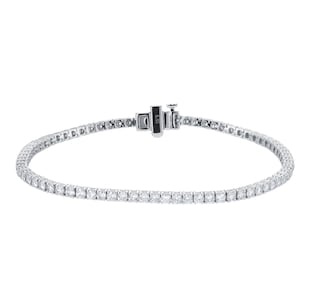 Mappin & Webb 18ct White Gold 3.00cttw Diamond Line Bracelet