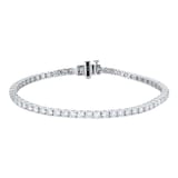 Mappin & Webb 18ct White Gold 5.00cttw Diamond Line Bracelet