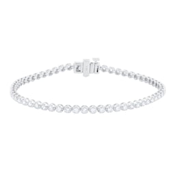 12111156 - 18ct White Gold 1.50cttw Brilliant Cut Diamond Line Bracelet