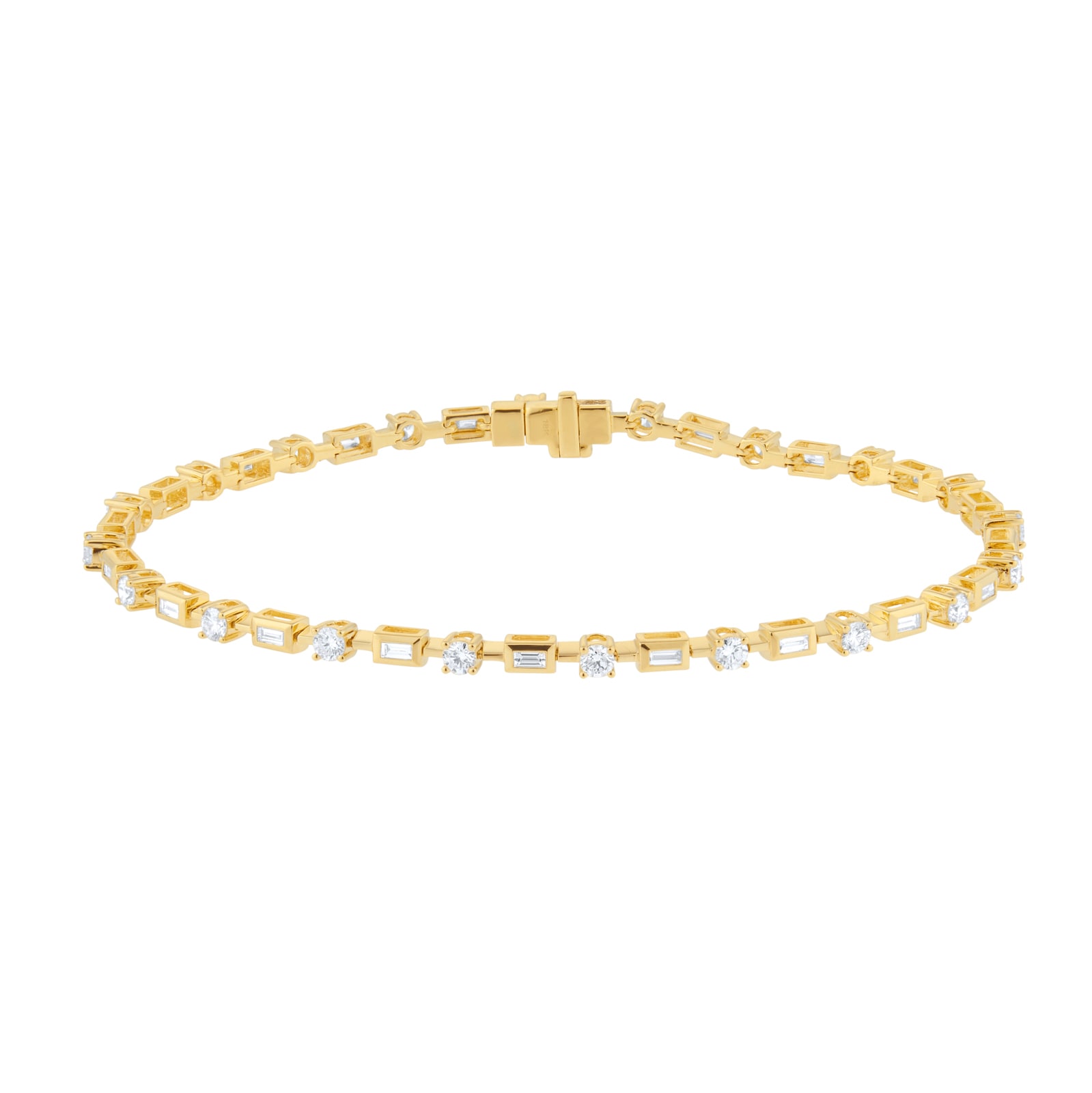 Mappin 
Webb 18ct Yellow Gold 1.59cttw Diamond Bracelet