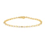 Mappin & Webb 18ct Yellow Gold 1.59cttw Diamond Bracelet