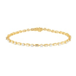 12111175 - 18ct Yellow Gold 1.59cttw Diamond Bracelet