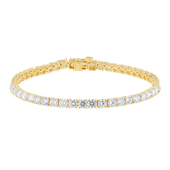 Mappin 
Webb 18ct Yellow Gold 8cttw Diamond Tennis Bracelet
