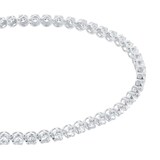 Goldsmiths 9ct White Gold 2.00cttw Brilliant Cut Diamond Line Bracelet