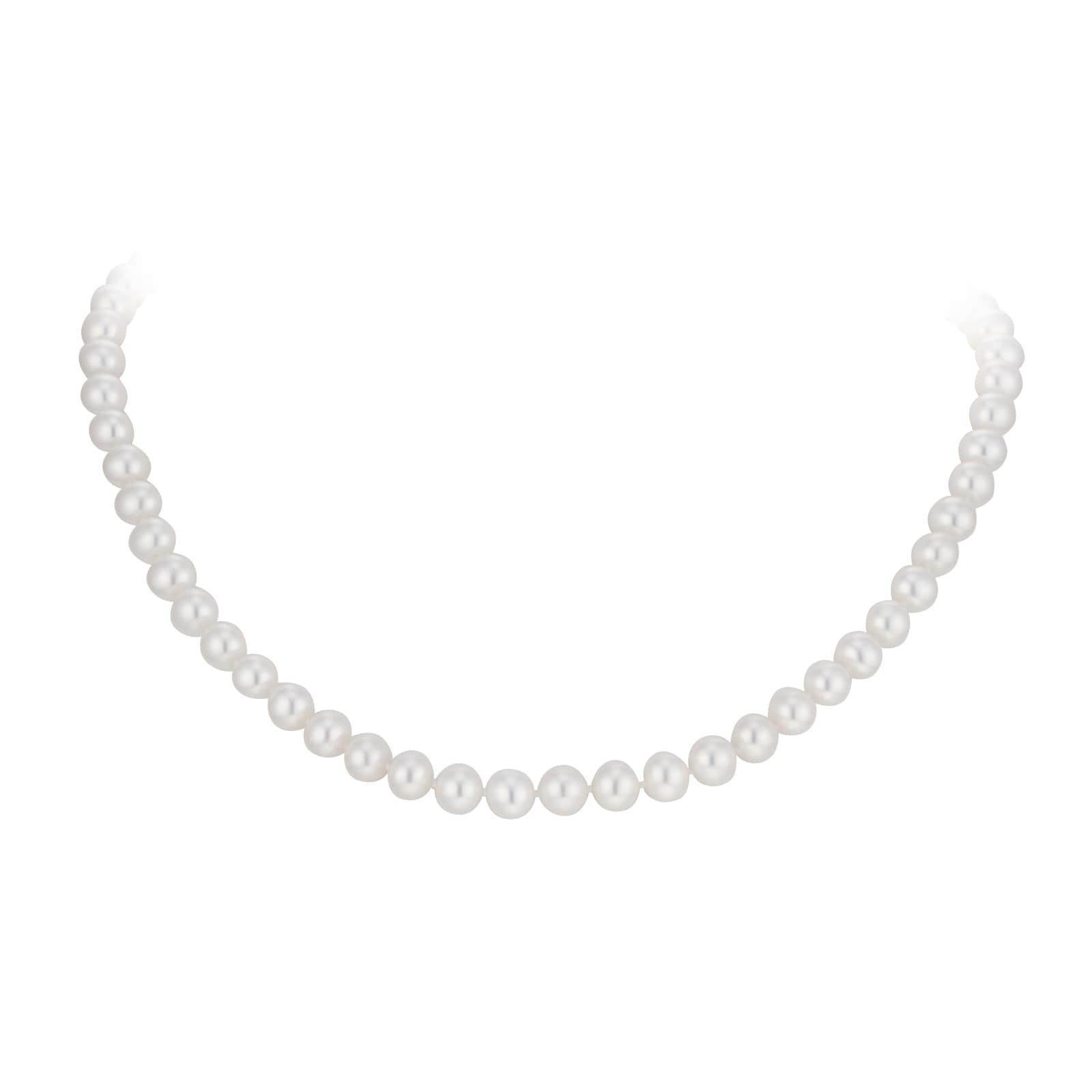 Mappin & Webb 18ct Yellow Gold Fresh Water Pearl 18 Inch Necklace