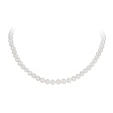 Mappin & Webb 18ct Yellow Gold Fresh Water Pearl 18 Inch Necklace
