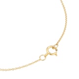 Goldsmiths 9ct Yellow Gold Pink Amethyst Birthstone Bracelet