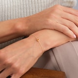 Goldsmiths 9ct Yellow Gold Citrine Birthstone Bracelet