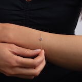 Goldsmiths 9ct Yellow Gold Tanzanite Birthstone Bracelet