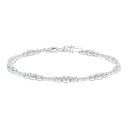 12111200 - 18ct White Gold 1.40cttw Diamond Bracelet