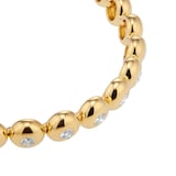 Mappin & Webb 18ct Yellow Gold 2.51cttw Diamond Bezel Bracelet
