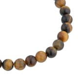 Mappin & Webb Sterling Silver & Tigers Eye Bead 8.75 Inch Bracelet