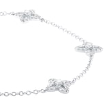 Mappin & Webb 18ct White Gold 0.70cttw Diamond Floriana Bracelet