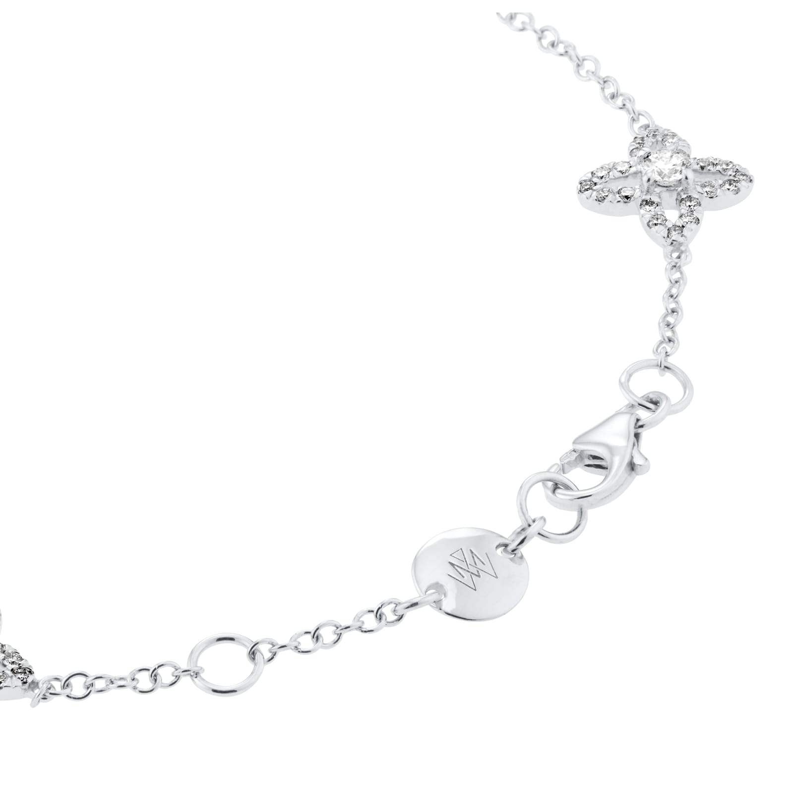 Mappin & Webb Floriana 18ct White Gold 0.70cttw Diamond Bracelet
