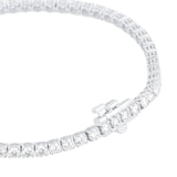 Mappin & Webb Platinum 5.00cttw round Brilliant Cut Diamond Line Bracelet