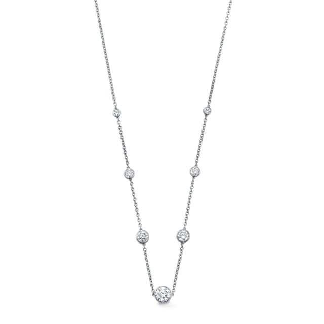 Mappin & Webb Gossamer 18ct White Gold 0.83ct Diamond Necklace