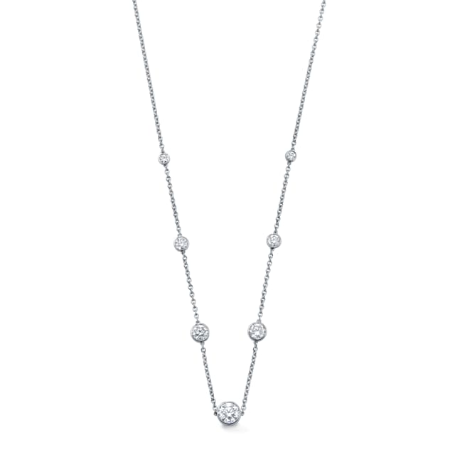 Mappin & Webb Gossamer 18ct White Gold 0.83ct Diamond Necklace