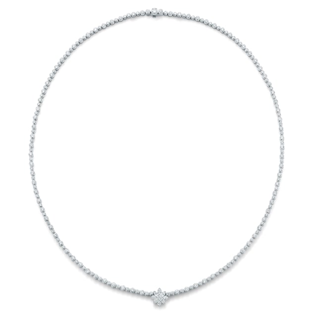 Mappin & Webb Aster Platinum 4.08cttw Diamond Necklace