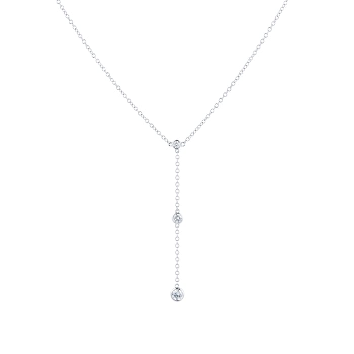 Mappin & Webb Gossamer 18ct White Gold 0.26ct Diamond Necklace