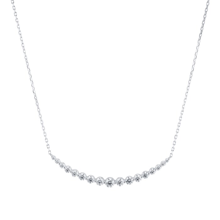 Mappin & Webb 18ct White Gold 1.90ct Diamond Necklace