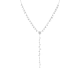 Mappin & Webb 18ct White Gold 1.51ct Diamond Drop Necklace
