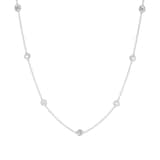 Mappin & Webb 18ct White Gold 2.40ct Diamond Necklace