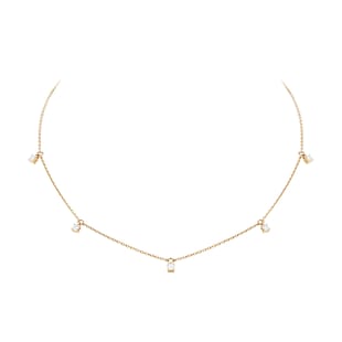 Goldsmiths 9ct Yellow Gold 0.25ct Diamond Dangle Necklace
