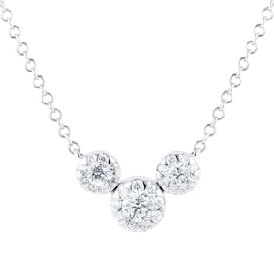 Mappin & Webb Masquerade 18ct White Gold 0.45ct Diamond Necklace