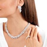 Mappin & Webb 18ct White Gold 44.39ct Mixed Shape Diamond Necklace