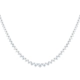 Mappin & Webb 18ct White Gold 6.82ct Diamond Line Necklace