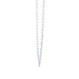 Mappin & Webb 18ct White Gold 1.12ct Bezel Set Diamond Necklace