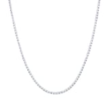 Goldsmiths 18ct White Gold 3ct Diamond Line Necklace