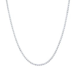 12130324 - 18ct White Gold 3ct Diamond Line Necklace