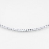 Mappin & Webb 18ct White Gold 2.85cttw Diamond Line Necklace