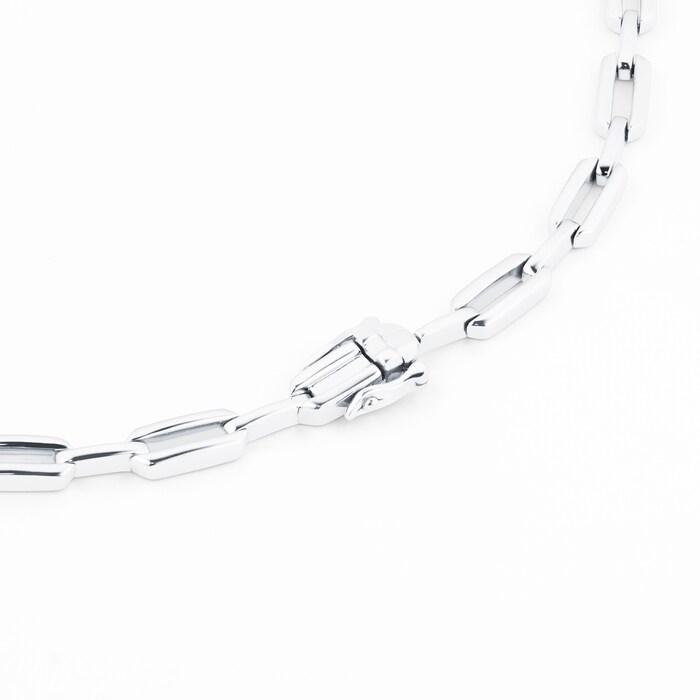 Mappin & Webb 18ct White Gold 1.76cttw Pave Diamond Chain