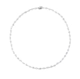 Mappin & Webb 18ct White Gold 14.03cttw Diamond Fancy Bar Necklace