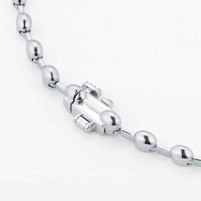 Mappin & Webb 18ct White Gold 6.9cttw Oval Cut Diamond Necklace