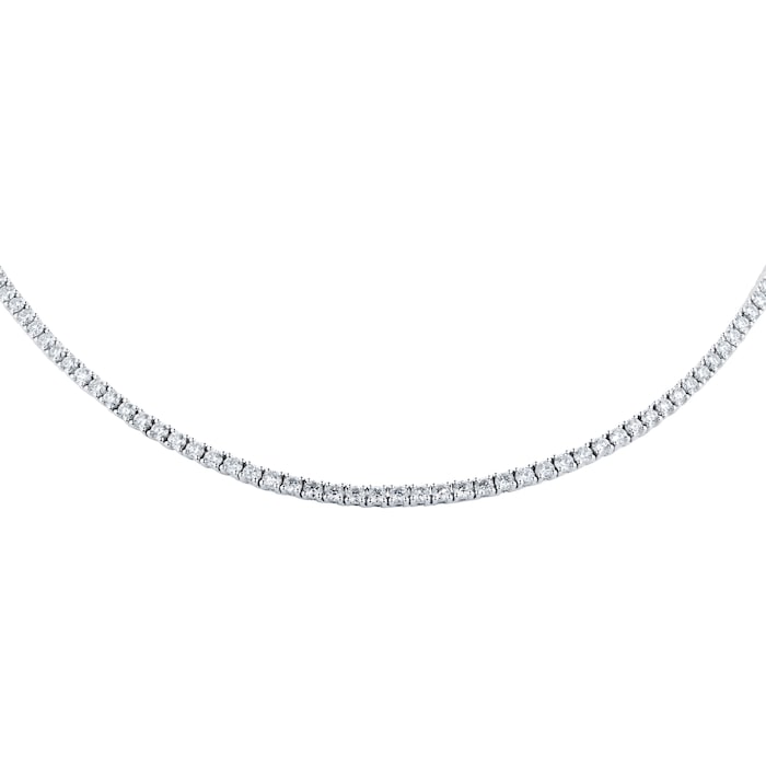 Mappin & Webb 18ct White Gold 10cttw Diamond Line Bracelet