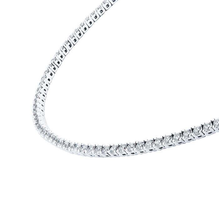 Mappin & Webb 18ct White Gold 10cttw Diamond Line Bracelet