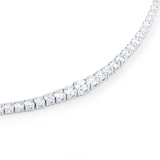 Goldsmiths 18ct White Gold 5.55cttw Diamond Line Necklace