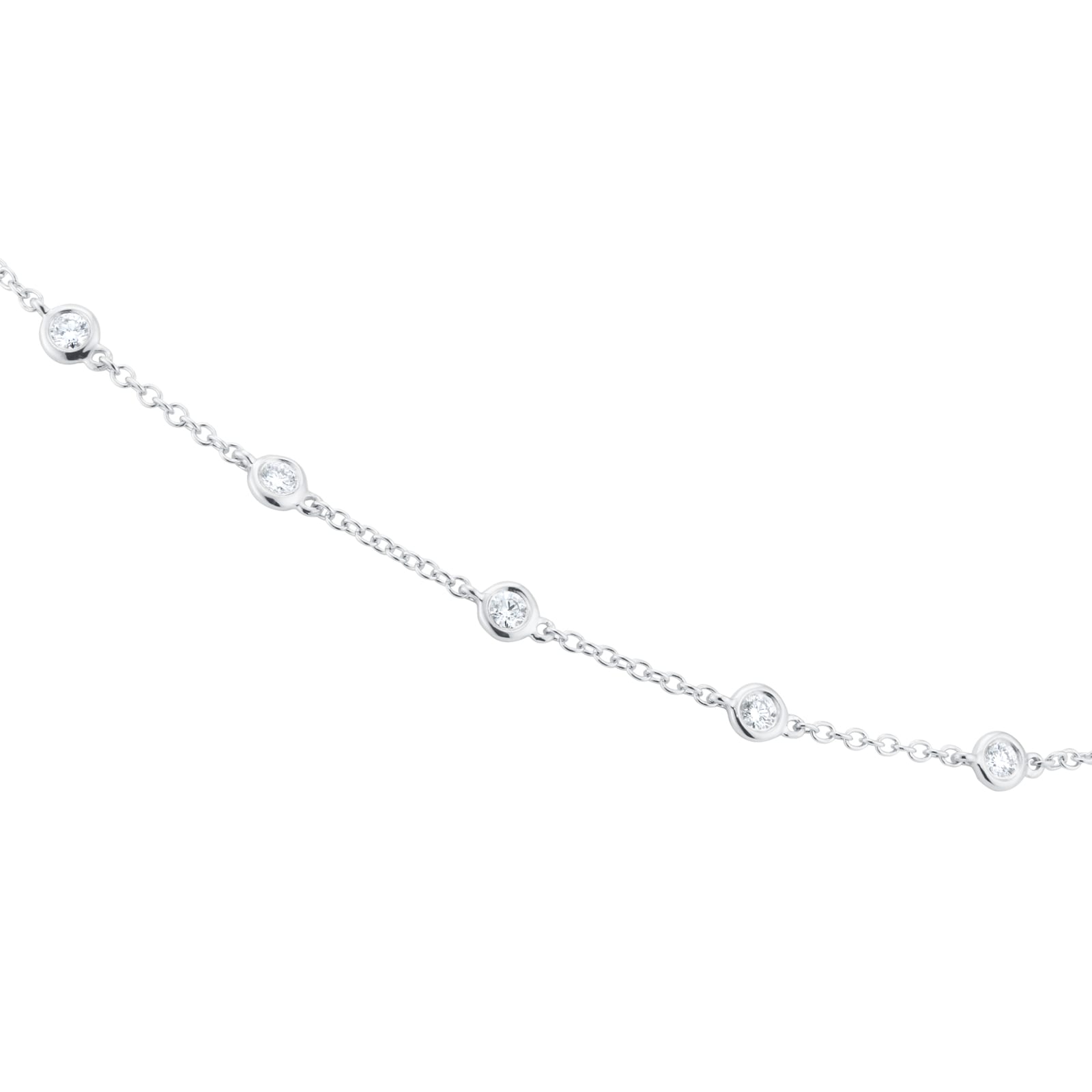 Mappin & Webb 18ct White Gold 1.50cttw Diamond Necklace