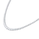 Goldsmiths 18ct White Gold 5.00cttw Brilliant Cut Graduated Diamond Line Necklace