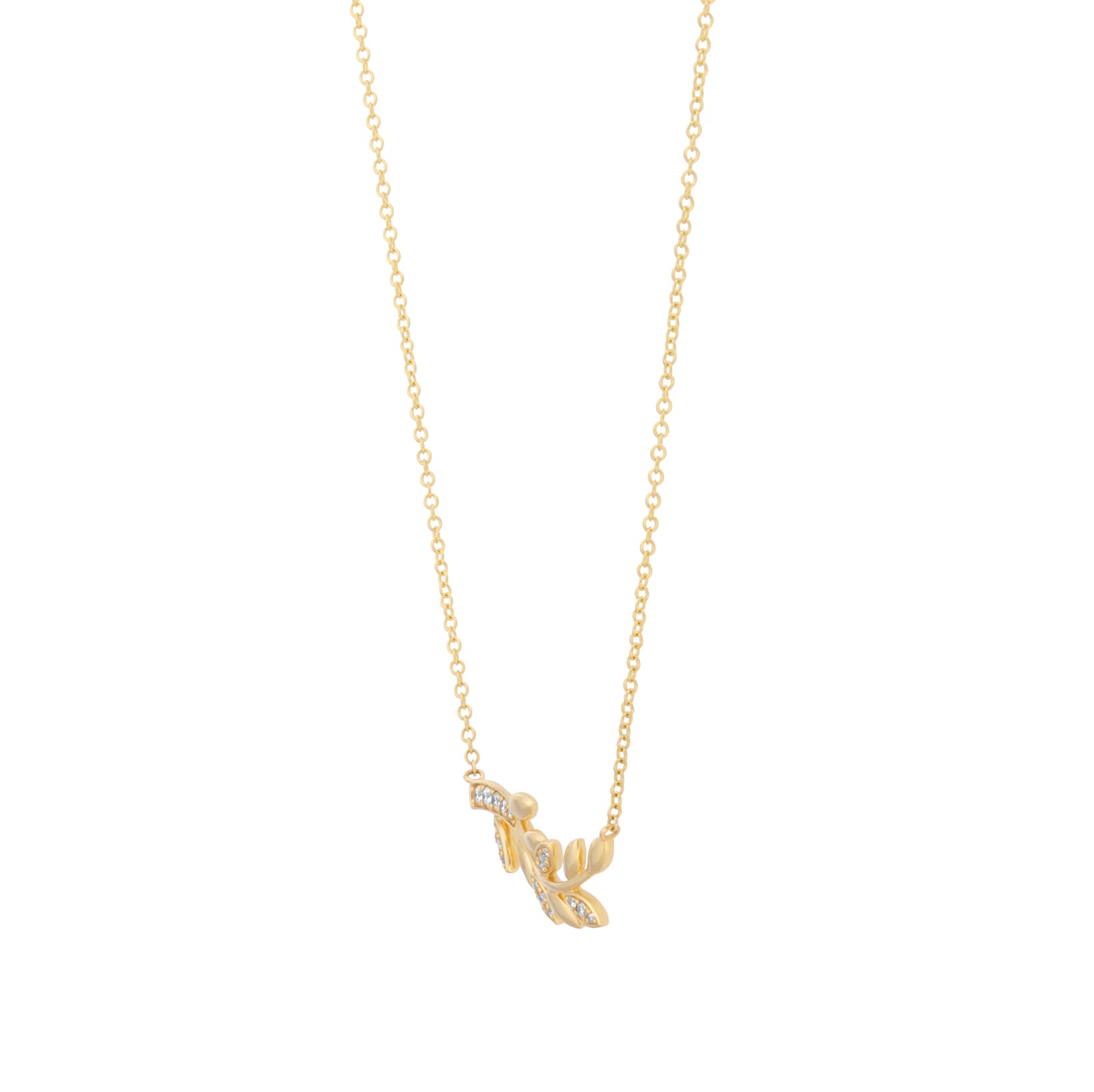 Mappin & Webb Vinea 18ct Yellow Gold 0.12cttw Diamond Necklace Mappin & Webb Vinea 18ct Yellow Gold 0.12cttw Diamond Necklace
