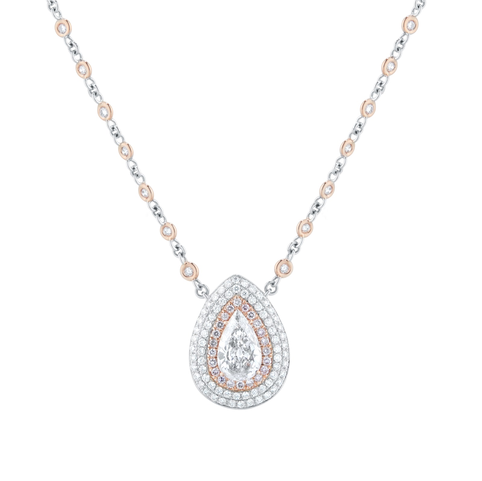 Mappin 
Webb Platinum 2.47cttw Diamond Necklace