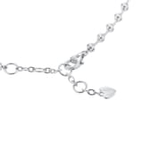 Mappin & Webb 18ct White Gold 2.50cttw Diamond Bezel Double Row Necklace