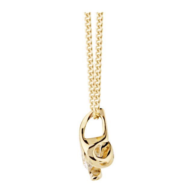 Goldsmiths 9 Carat Gold 0.15ct Wrapped In Love Diamond Pendant