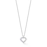 Mappin & Webb Fortune 18ct White Gold 0.42cttw Diamond Heart Pendant