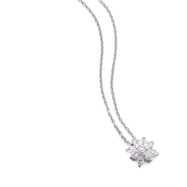 Mappin & Webb Aster Platinum 0.44cttw Diamond Pendant