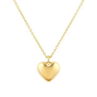 Mappin & Webb Fortune 18ct Yellow Gold Plain Heart Pendant